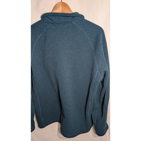 Urban Frontier Mens Quarter Zip Fleece Lined Pullover Sweater Sz L Pocket Zipper - Picture 4 of 6